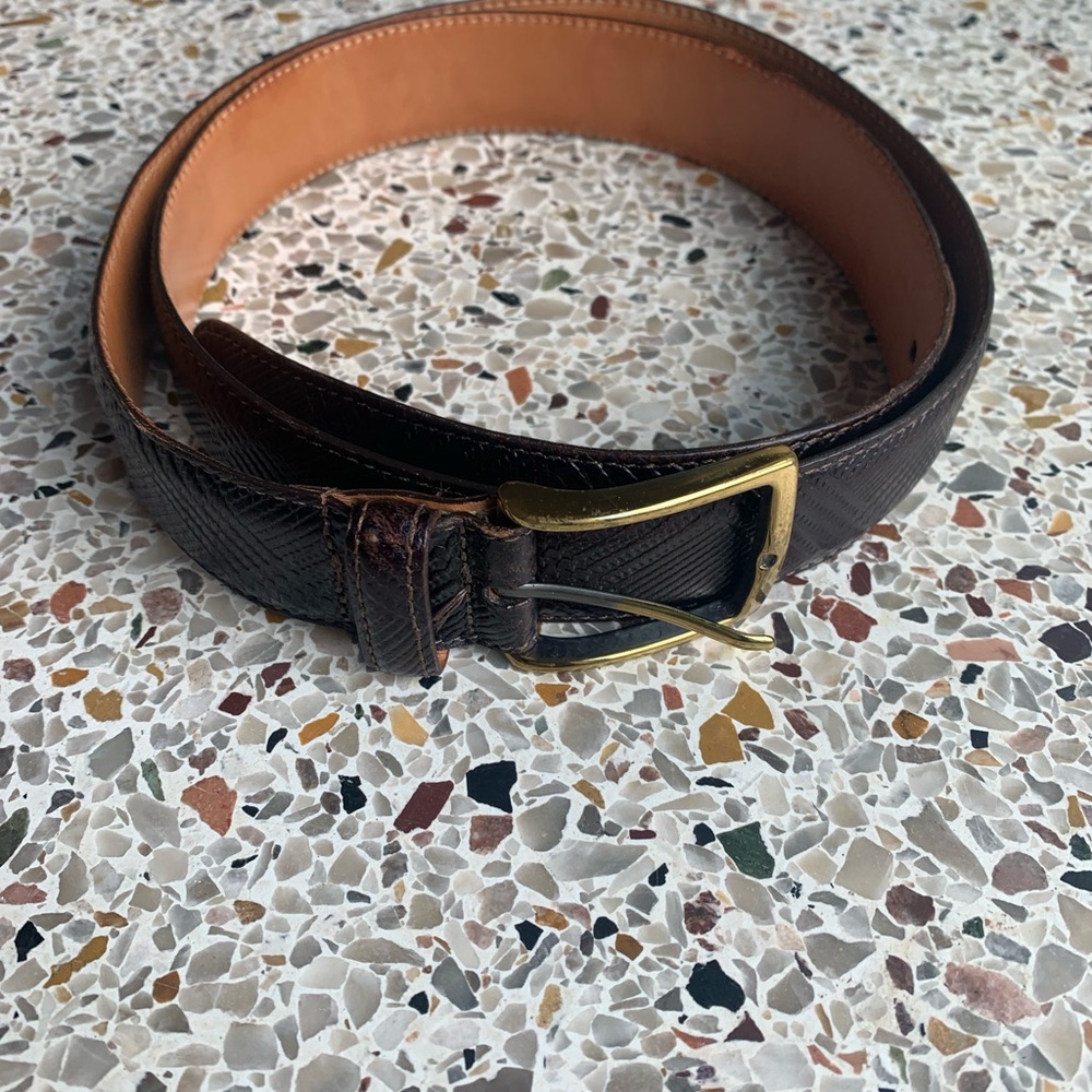 Martin Dingman Countrywear Men's Calf Leather Belt Made in America‎ Size 40